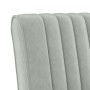 Light Gray Velvet Upholstered Chair by vidaXL, Easy chairs - Ref: Foro24-352451, Price: 83,70 €, Discount: %