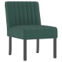 Dark green velvet upholstered chair by vidaXL, Easy chairs - Ref: Foro24-352453, Price: 76,11 €, Discount: %