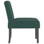 Dark green velvet upholstered chair by vidaXL, Easy chairs - Ref: Foro24-352453, Price: 76,11 €, Discount: %