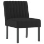 Black velvet upholstered chair by vidaXL, Easy chairs - Ref: Foro24-352454, Price: 71,70 €, Discount: %