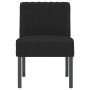 Black velvet upholstered chair by vidaXL, Easy chairs - Ref: Foro24-352454, Price: 71,70 €, Discount: %