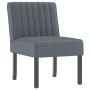 Dark Gray Velvet Upholstered Chair by vidaXL, Easy chairs - Ref: Foro24-352452, Price: 76,82 €, Discount: %