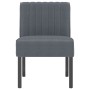 Dark Gray Velvet Upholstered Chair by vidaXL, Easy chairs - Ref: Foro24-352452, Price: 76,82 €, Discount: %