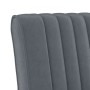 Dark Gray Velvet Upholstered Chair by vidaXL, Easy chairs - Ref: Foro24-352452, Price: 76,82 €, Discount: %