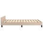 Estructura de cama cabecero cuero sintético capuchino 120x200cm de vidaXL, Camas y somieres - Ref: Foro24-3125444, Precio: 17...