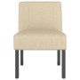 Cream fabric upholstered chair by vidaXL, Easy chairs - Ref: Foro24-352456, Price: 71,69 €, Discount: %