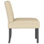 Cream fabric upholstered chair by vidaXL, Easy chairs - Ref: Foro24-352456, Price: 71,69 €, Discount: %