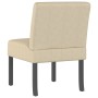 Cream fabric upholstered chair by vidaXL, Easy chairs - Ref: Foro24-352456, Price: 71,69 €, Discount: %