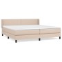 Boxspringbett mit Cappuccino-Kunstledermatratze 200x200cm von vidaXL, Betten und Lattenroste - Ref: Foro24-3130684, Preis: 65...