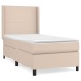 Cama box spring con colchón cuero sintético capuchino 100x200cm de vidaXL, Camas y somieres - Ref: Foro24-3132368, Precio: 41...