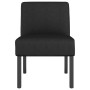 Silla tapizada de tela negro de vidaXL, Sillas poltrona - Ref: Foro24-352459, Precio: 68,87 €, Descuento: %