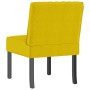 Silla tapizada de terciopelo amarillo de vidaXL, Sillas poltrona - Ref: Foro24-352455, Precio: 71,70 €, Descuento: %