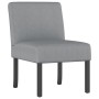 Light gray fabric upholstered chair by vidaXL, Easy chairs - Ref: Foro24-352457, Price: 71,69 €, Discount: %