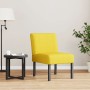 Light yellow fabric upholstered chair by vidaXL, Easy chairs - Ref: Foro24-352460, Price: 65,03 €, Discount: %