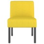 Light yellow fabric upholstered chair by vidaXL, Easy chairs - Ref: Foro24-352460, Price: 65,03 €, Discount: %