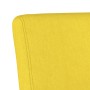 Light yellow fabric upholstered chair by vidaXL, Easy chairs - Ref: Foro24-352460, Price: 65,03 €, Discount: %