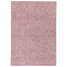 Alfombra de pelo corto rosa 140x200 cm de vidaXL, Alfombras - Ref: Foro24-340364, Precio: 63,07 €, Descuento: %