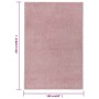 Kurzfloriger rosa Teppich 160x230 cm von vidaXL, Teppiche - Ref: Foro24-340365, Preis: 87,53 €, Rabatt: %