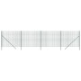 Cerca de alambre de acero galvanizado verde 1,6x10 m de vidaXL, Paneles de vallas - Ref: Foro24-154068, Precio: 94,48 €, Desc...