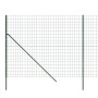 Cerca de alambre de acero galvanizado verde 2,2x10 m de vidaXL, Paneles de vallas - Ref: Foro24-154071, Precio: 121,01 €, Des...