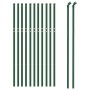 Cerca de alambre de acero galvanizado verde 0,8x25 m de vidaXL, Paneles de vallas - Ref: Foro24-154072, Precio: 105,08 €, Des...