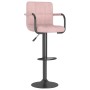 Kitchen stools 2 units pink velvet by vidaXL, Kitchen stools - Ref: Foro24-334664, Price: 140,01 €, Discount: %