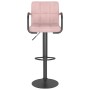 Kitchen stools 2 units pink velvet by vidaXL, Kitchen stools - Ref: Foro24-334664, Price: 140,01 €, Discount: %