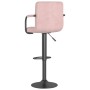 Kitchen stools 2 units pink velvet by vidaXL, Kitchen stools - Ref: Foro24-334664, Price: 140,01 €, Discount: %