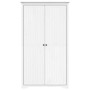 BODO solid white pine wood wardrobe 101x52x176.5 cm by vidaXL, Wardrobes - Ref: Foro24-355059, Price: 299,79 €, Discount: %