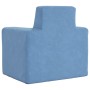 Soft blue plush sofa for children by vidaXL, Baby and Toddler Furniture - Ref: Foro24-341837, Price: 28,47 €, Discount: %