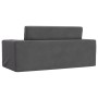 Anthracite Gray Soft Plush 2-Seater Children's Sofa by vidaXL, Baby and Toddler Furniture - Ref: Foro24-341829, Price: 51,45 ...