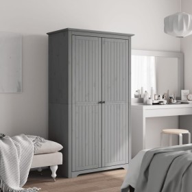 BODO wardrobe solid gray pine wood 101x52x176.5 cm by vidaXL, Wardrobes - Ref: Foro24-355061, Price: 317,99 €, Discount: %