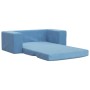 Blue soft plush 2-seater children's sofa bed by vidaXL, Baby and Toddler Furniture - Ref: Foro24-341831, Price: 49,34 €, Disc...