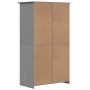 Armario BODO madera maciza de pino gris 101x52x176,5 cm de vidaXL, Armarios roperos - Ref: Foro24-355061, Precio: 248,22 €, D...