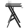 Gaming desk with Y-shaped legs black 90x60x75 cm by vidaXL, Desks - Ref: Foro24-325404, Price: 98,78 €, Discount: %