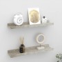 Wall shelves 2 units concrete gray 40x9x3 cm by vidaXL, Shelves and shelves - Ref: Foro24-326699, Price: 17,00 €, Discount: %