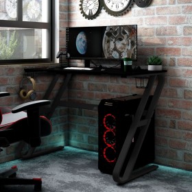 Gaming desk with ZZ-shaped legs black 90x60x75 cm by vidaXL, Desks - Ref: Foro24-325410, Price: 113,11 €, Discount: %