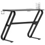 Escritorio gaming con patas en forma de ZZ negro 90x60x75 cm de vidaXL, Escritorios - Ref: Foro24-325410, Precio: 112,97 €, D...