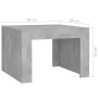 Betongrauer Couchtisch aus Sperrholz, 50 x 50 x 35 cm von vidaXL, Couchtisch - Ref: Foro24-808553, Preis: 34,64 €, Rabatt: %