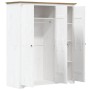 BODO solid wood cabinet white pine brown 151.5x52x176.5 cm by vidaXL, Wardrobes - Ref: Foro24-355063, Price: 437,81 €, Discou...