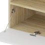 TV-Schrank mit LED-Leuchten, 2 Stück, weiße Sonoma-Eiche, 75 x 35 x 40 cm von vidaXL, TV-Möbel - Ref: Foro24-804402, Preis: 1...