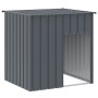 Dog house with gray galvanized steel roof 110x103x109 cm by vidaXL, Dog kennels - Ref: Foro24-172355, Price: 106,99 €, Discou...