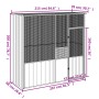 Gray galvanized steel bird cage 215x78x200 cm by vidaXL, Feet and bird cages - Ref: Foro24-172345, Price: 262,99 €, Discount: %