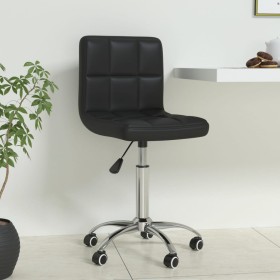 Silla de oficina giratoria de cuero sintético negro de vidaXL, Sillas de oficina - Ref: Foro24-334334, Precio: 84,70 €, Descu...