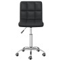 Silla de oficina giratoria de cuero sintético negro de vidaXL, Sillas de oficina - Ref: Foro24-334334, Precio: 85,32 €, Descu...