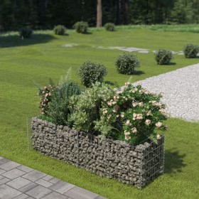 Arriate de gaviones de acero 180x50x50 cm de vidaXL, Maceteros y jardineras - Ref: Foro24-143559, Precio: 84,60 €, Descuento: %