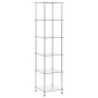 Shelving 6 levels transparent tempered glass 40x40x160 cm by vidaXL, Bookcases and shelves - Ref: Foro24-249507, Price: 69,54...