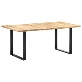 Solid mango wood dining table 180x90x76 cm by vidaXL, Kitchen and dining tables - Ref: Foro24-285831, Price: 348,99 €, Discou...