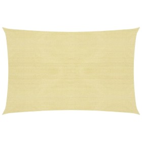 Beige HDPE sail awning 160 g/m² 3x4 m by vidaXL, Umbrellas - Ref: Foro24-311127, Price: 46,71 €, Discount: %