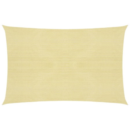 Beige HDPE sail awning 160 g/m² 3x4 m by vidaXL, Umbrellas - Ref: Foro24-311127, Price: 46,71 €, Discount: %